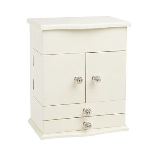 Abigail Jewelry Box Dresser, Cream