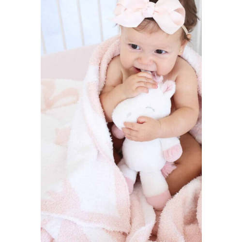 CuddleLane™ Luxe Blankets in Light Pink Bows | Caden Lane