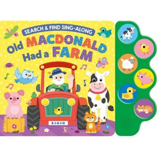 Search & Find: Old MacDonald (6-Button Sound Book) - by Kidsbooks Publishing (Board Book)