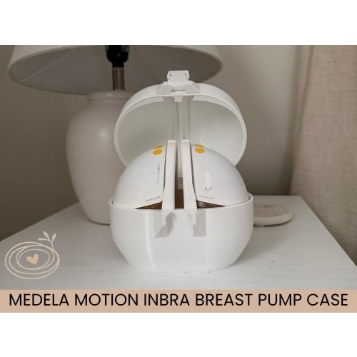 Breast Pump Case: MEDELA MOTION INBRA- 3D Printed Hands Free Pump Carrying Case