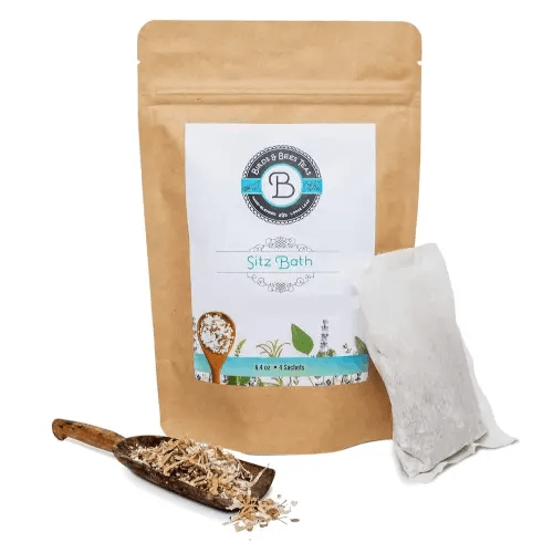 Birds & Bees Teas - Organic Herbal Sitz Bath Postpartum Soak - 4 Sachets