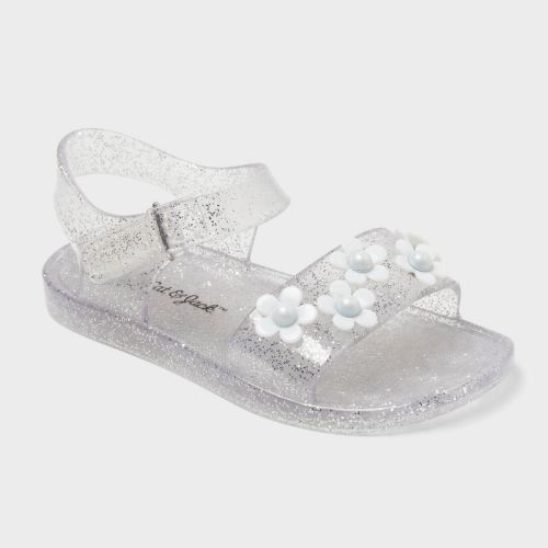 5T White,Toddler Kate Jelly Sandals - Cat & Jack™ White 5T