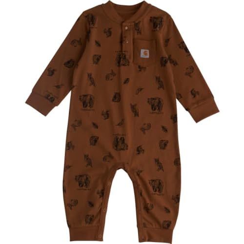 Carhartt Kid's CM8774 Long-Sleeve Wildlife Print Coverall - Boys
