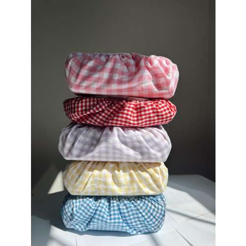 gingham wipe covers