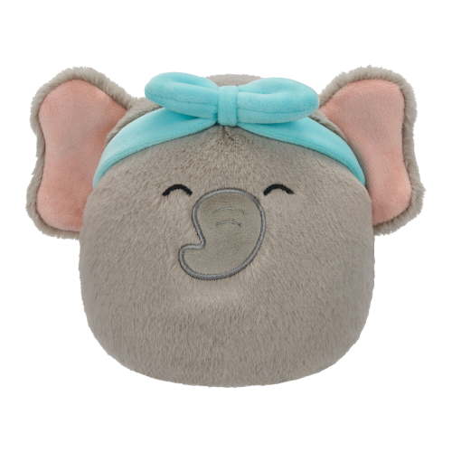 Squishmallows FuzzAMallow Official 5 inch Mila the African Grey Elephant - Child's Ultra Soft Plush Toy