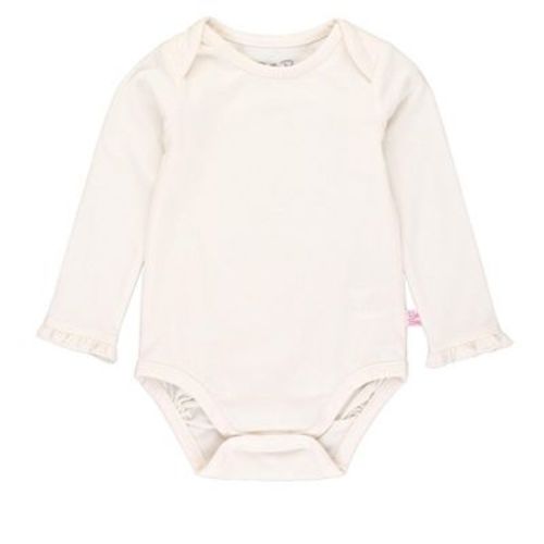 RuffleButts Baby Girls Knit Long Sleeve Ruffle Layering Bodysuit