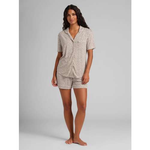Luna Lounge Short Sleeve Short PJ Set | Comfrt