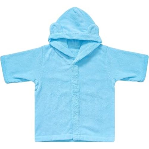 Baby Hooded Towel Blue Bear Ear,0-24M Cotton