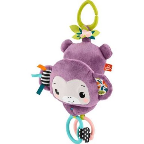 Fisher-Price Purple Monkey Stroller Toy