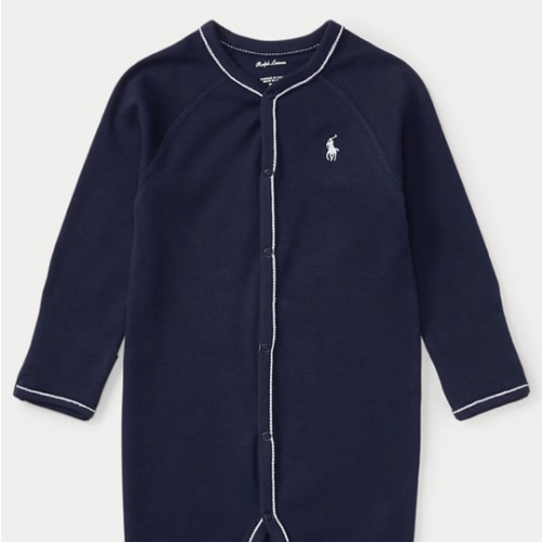 Cotton Jersey Footed Coverall | One-Pieces Baby | Ralph Lauren