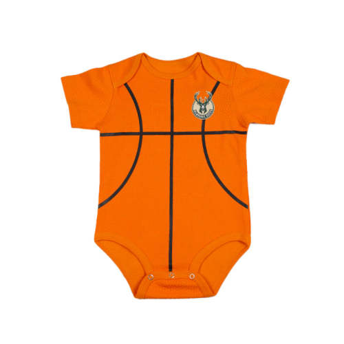 Newborn Outerstuff Milwaukee Bucks Basketball Creeper Onesie