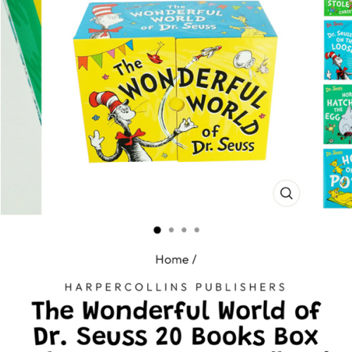 The Wonderful World of Dr. Seuss 20 Books Box Set - Ages 3-7 - Hardback