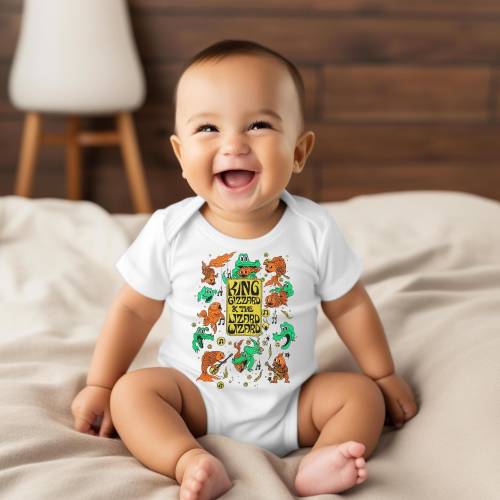 King Gizzard and the Lizard Wizard Infant Bodysuit, King Gizzard Merch, KGLW, King Gizzard Fishies