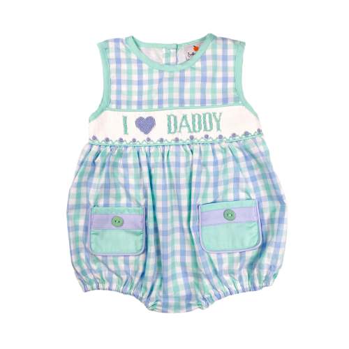 Smocked I ♥️ Daddy Boy’s Bubble