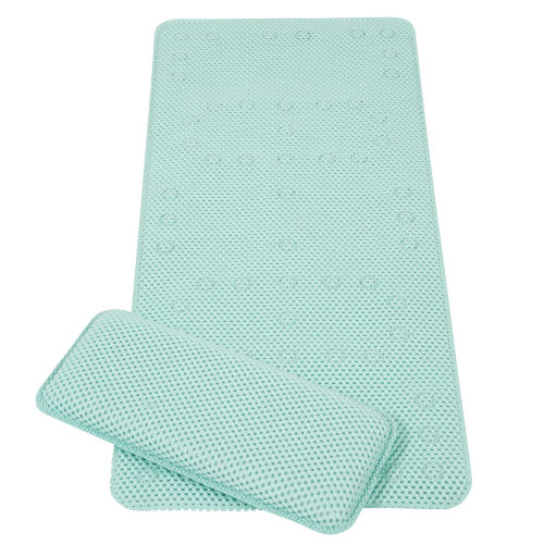 Clevamama Bath Mat & Kneeling Cushion - Blue