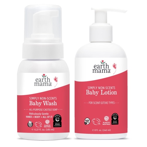 Simply Non-Scents Baby Wash + Lotion Set