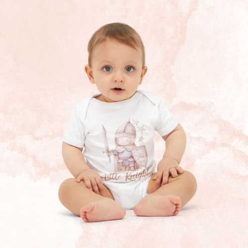 Personalized Knight Baby Bodysuit, Adventure Theme