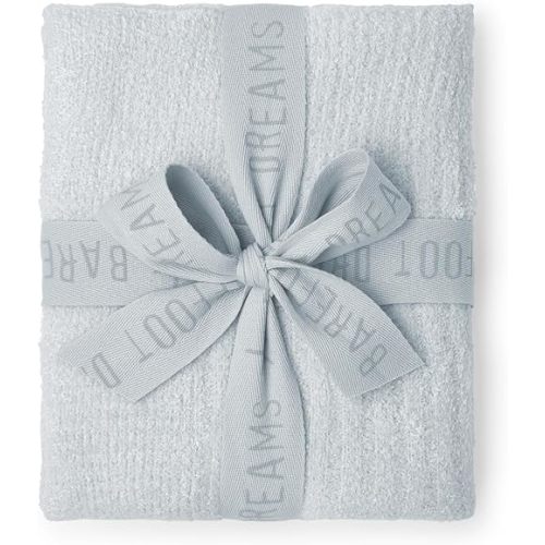 Barefoot Dreams CozyChic Lite Blanket, 30" X 40" (Blue, 30x40)