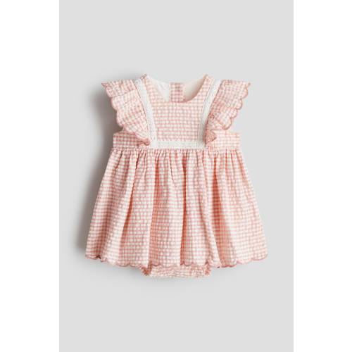 COTTON MUSLIN BODYSUIT DRESS