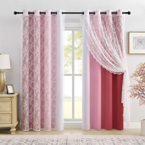 Ebern Designs Mix & Match Blackout Curtains 4 Pcs Set & Reviews | Wayfair