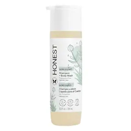 The Honest Company 2-in-1 Baby Shampoo & Body Wash, Fragrance-Free, Tear-Free, Hypoallergenic, Naturally Derived, Sensitive Skin, 10 fl oz