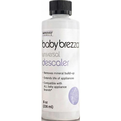 Baby Brezza Descaler 8 oz. Made in USA. Universal Descaling Solution for Baby Brezza and other baby appliances. Removes mineral build-up and extends your machine’s lifespan