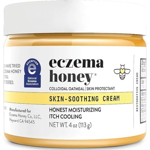 ECZEMA HONEY Original Skin-Soothing Cream for Dry Itchy Skin (4 Oz)