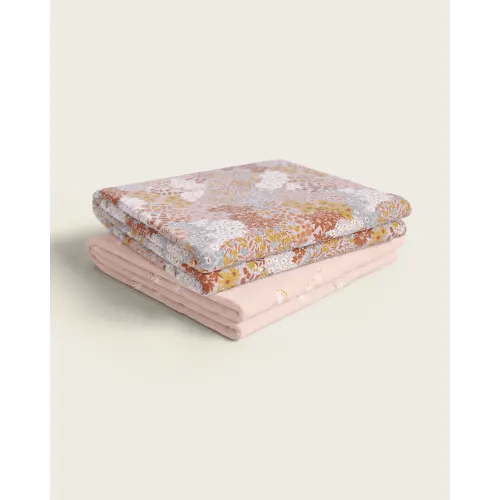 Wildflower and Fauna Crib Sheet Set