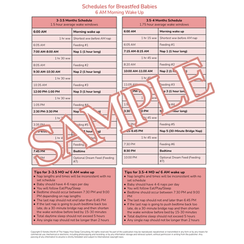 Slumberbee Sleep & Feeding Schedules | The Happy Hive