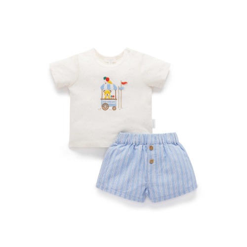 Ice Cream Cart Top & Shorts Set