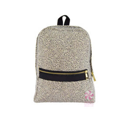 Cheetah Seersucker Small Backpack