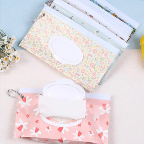 1pc EVA Portable Wet Wipes Bag, Buckle Flap And Pull-Out Tissue Bag, Reusable Tissue Bag, Practical Tissue Box, Household Goods, Table, Home Decoration, Home Organization And Storage, Room Decoration, Bedroom Decoration, Kitchen Accessories, Kitchen Tools