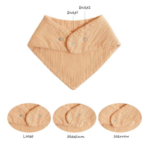 Muslin Baby Bibs for Boys Girls, 10 Pack Drool Bibs, Muslin Triangular Scarf Baby Bibs,Super Absorbent Organic Cotton Neckerchief for Infants Toddlers