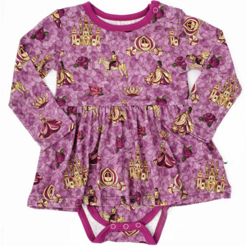 Royal Stained Glass Long Sleeve Baby Dress – Little Crowns & Capes