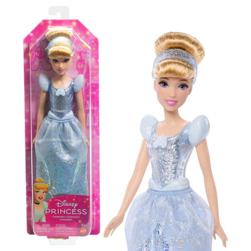 Disney Princess Cinderella Fashion Doll with Blonde Hair Blue Eyes and Accessories