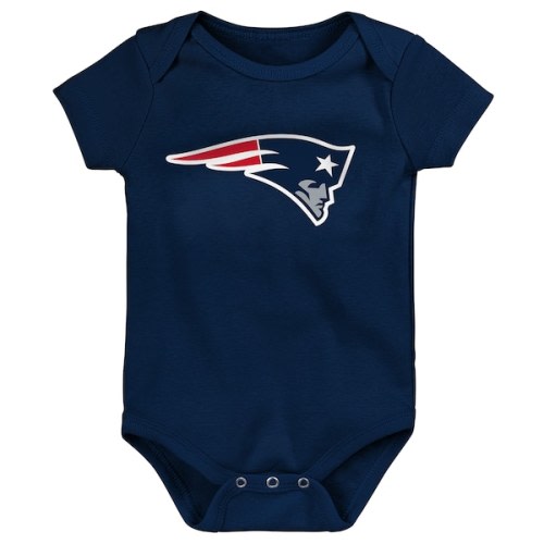 Newborn Outerstuff Navy New England Patriots Primary Logo Bodysuit