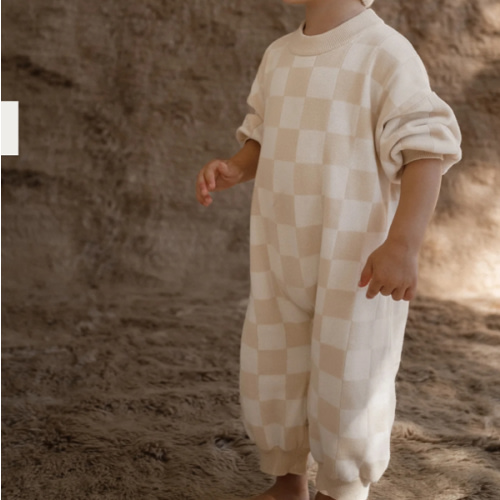 Knitted Lounge Suit - Cream