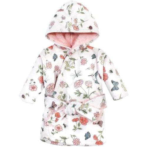 Hudson Baby Unisex BabyMink with Faux Fur Lining Pool and Beach Robe Cover-ups