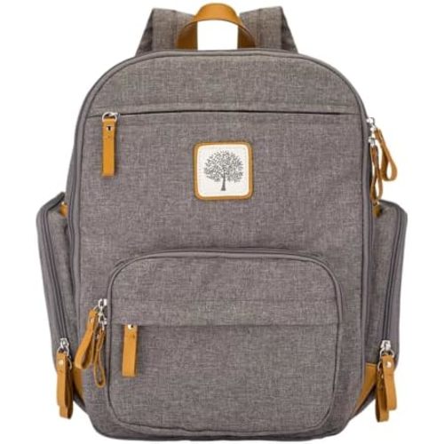 Parker Baby Co. Mini Diaper Bag Backpack with Changing Pad - Gray