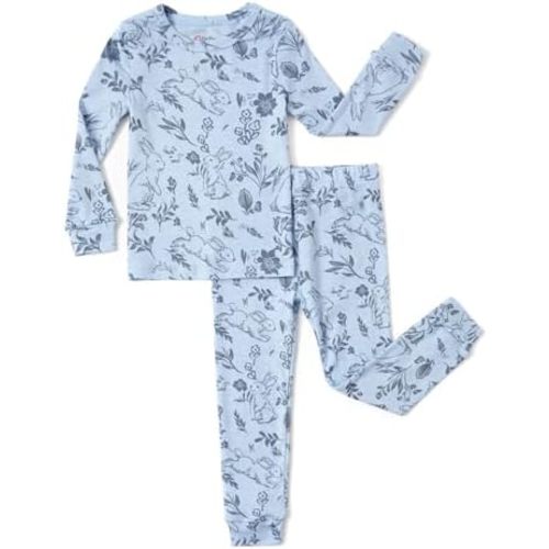 12-18mth Toddler Pajama Set with Premium Soft Wool & Tencel Blend, Snug Fit Pjs Temp-Balancing Sleeper for Kids Baby Boy Girl