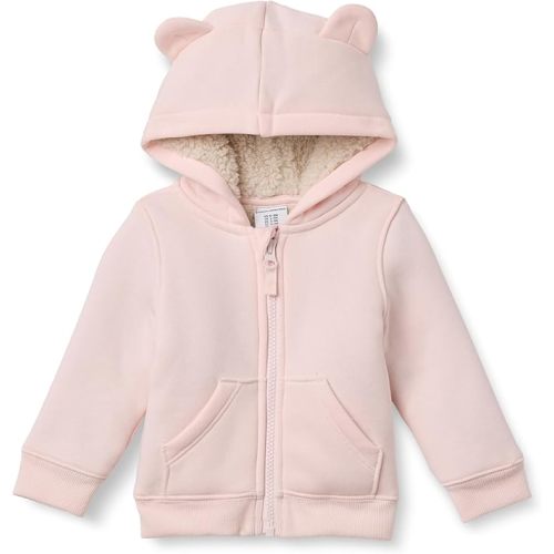 Amazon Essentials unisex-baby Sherpa Lined Full Zipper Hoodie