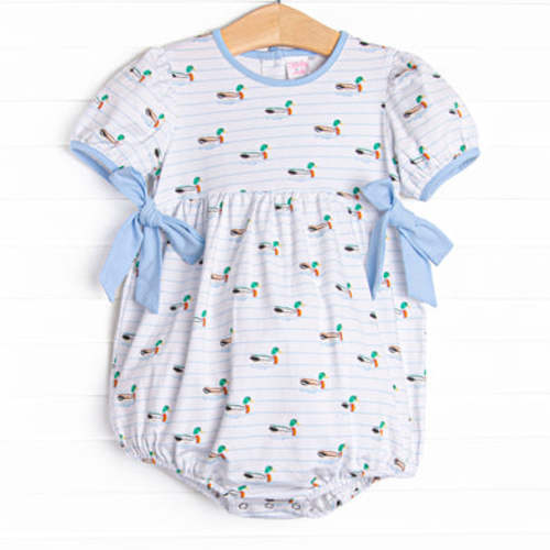 Seasonal Swim Side Tie Bubble, Blue – Stitchy Fish