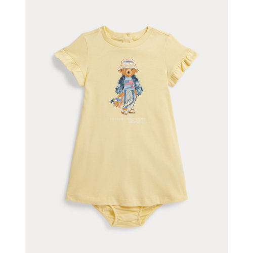 Polo Bear Cotton Jersey Dress & Bloomer for Baby Girls | Ralph Lauren