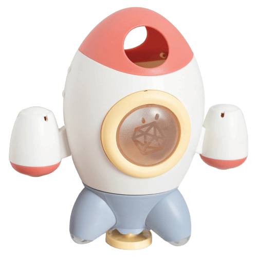 Blast Off! Rocket Sprinkler Bath Toy