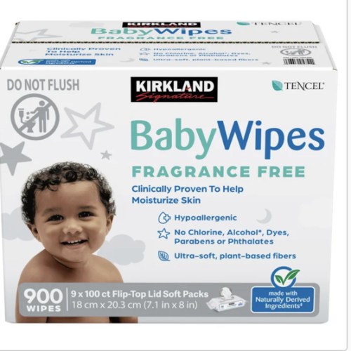 Kirkland Signature Baby Wipes Fragrance Free