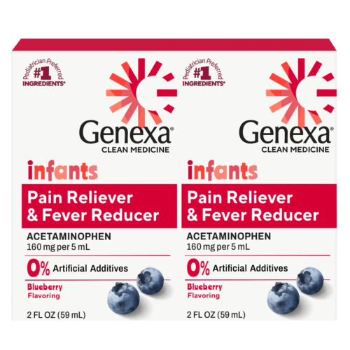 Infants' Acetaminophen Pain & Fever Oral Suspension 2 pack – Genexa