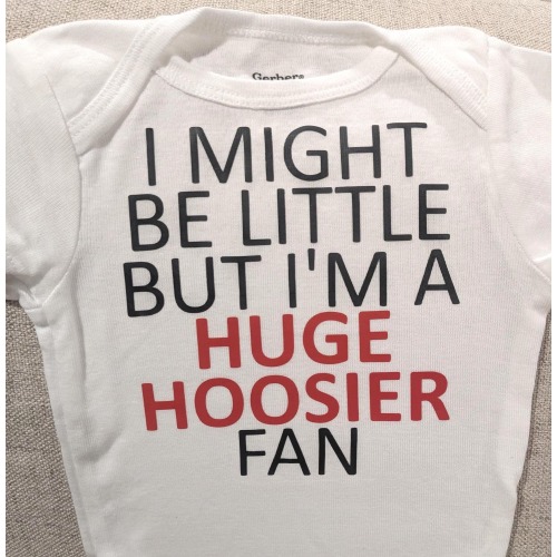 Huge Hoosier Fan Baby | Indiana Hoosier Fan