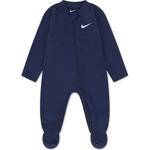 Swoosh Logo Pointelle Footie, 0-3M
