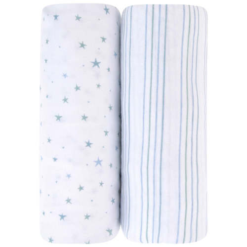 Blue Stars Bassinet Sheet Set – Ely's & Co.
