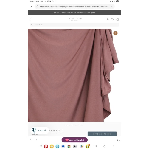 Sienna Swaddle Blanket